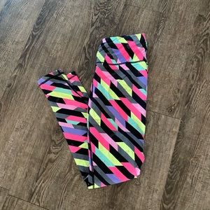Colorful Patterned Victoria Secret Sport Workout Leggings